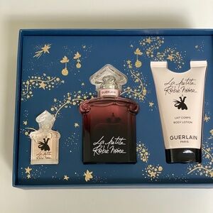 Guerlain La Petite Robe Noire Bath & Body Set - Blue and Gold